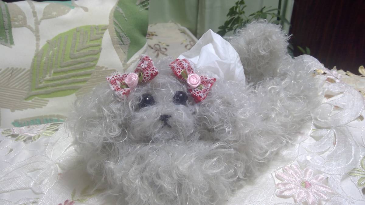 新品未使用 送料無料 おしゃれ インテリア ガーリー クッションカバー グッズ シルバー トイプードル 女の子 小型犬 雑貨 新作人気 トイプードル