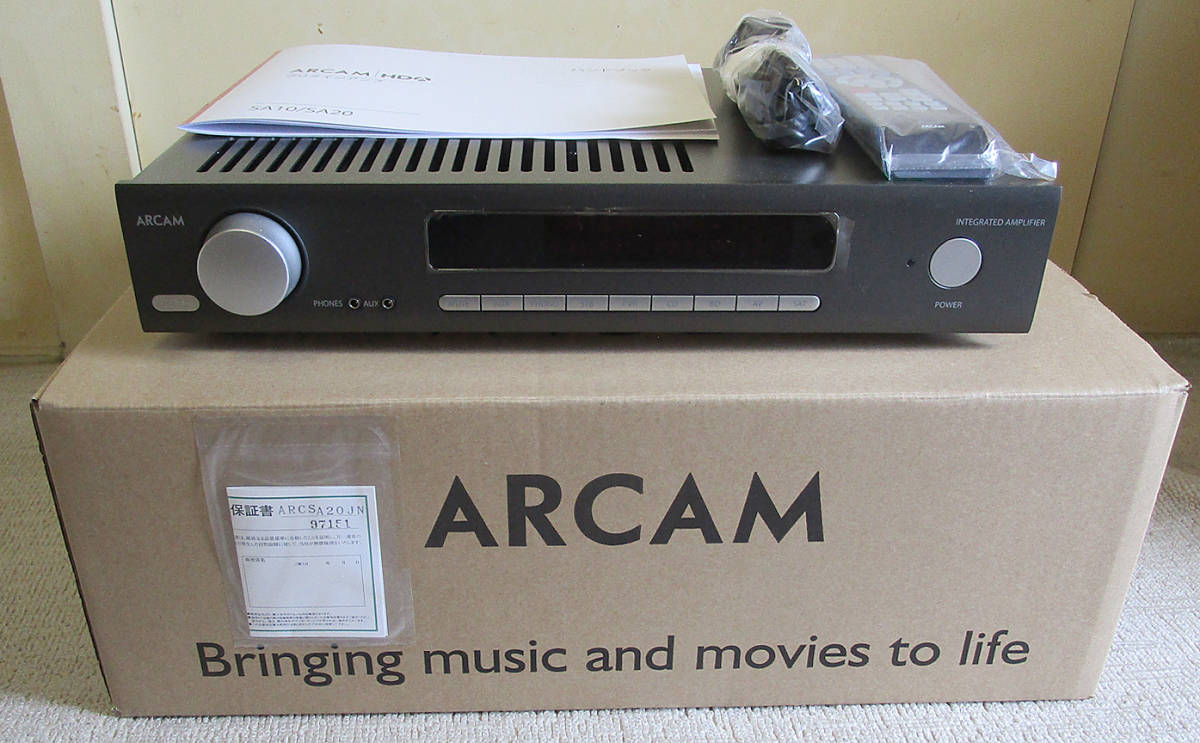 ARCAM SA20 アーカム 中古 DAC付プリメインアンプ (一般)｜売買された 