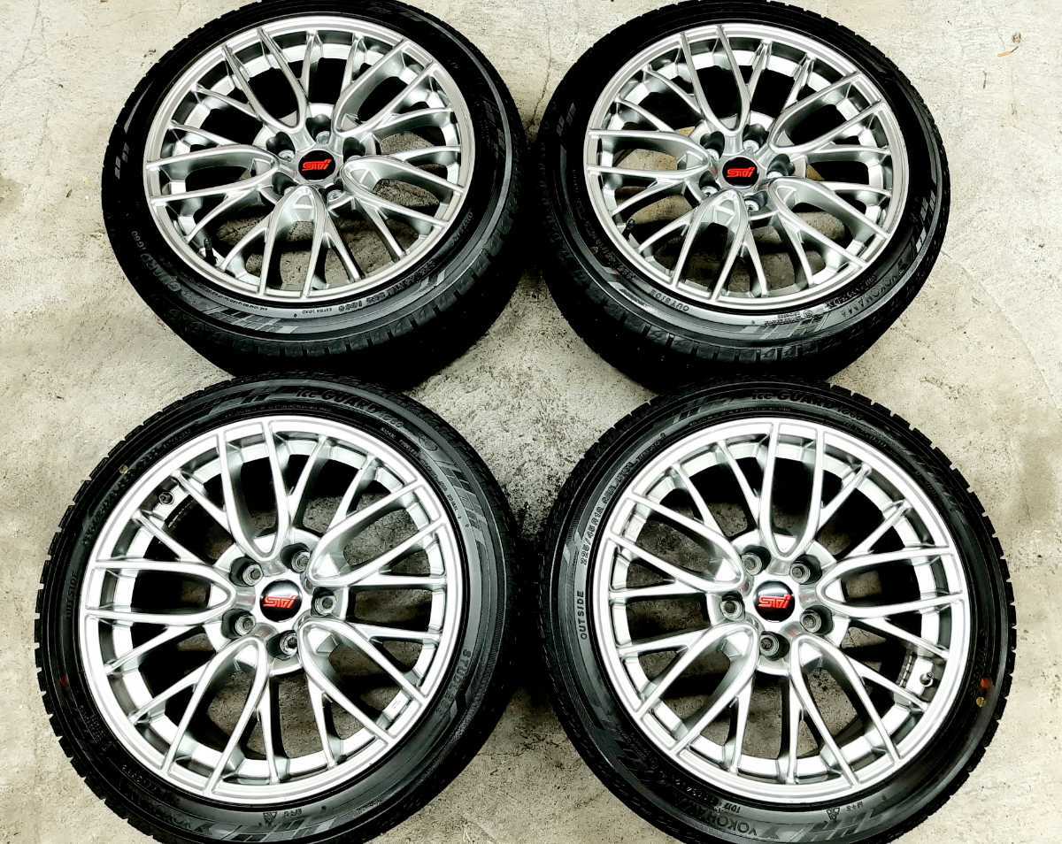 新作，品質保証 ほぼ スバル WRX S4 純正 ホイール 2019年製 ヨコハマ アイスガードIG60 225/45R18 スタッドレス STI GRB GVB VAB 8.5J 114.3(スタッドレスタイヤ)｜売買されたオークション情報、yahooの商品情報をアーカイ 5穴