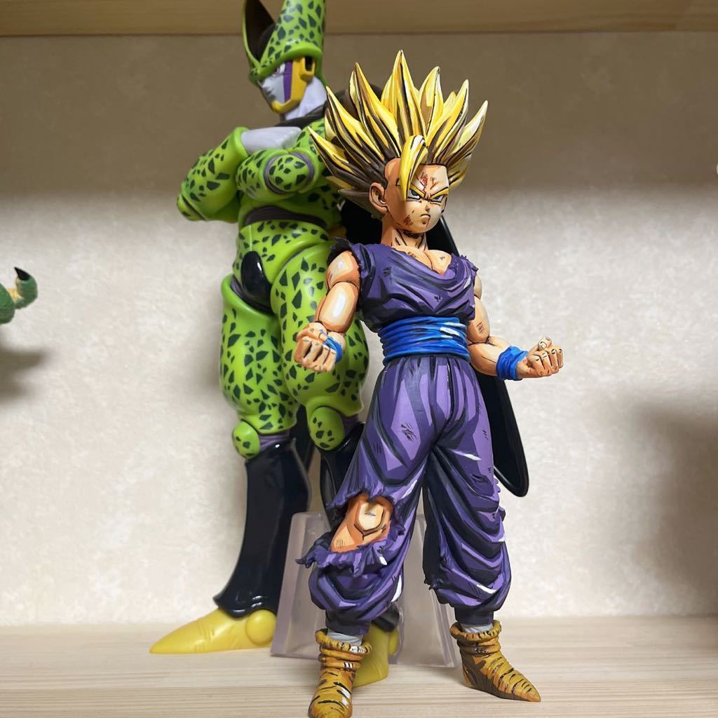 ドラゴンボールフィギュア MSP孫悟飯 リペイント 二次元塗装 2D 漫画風