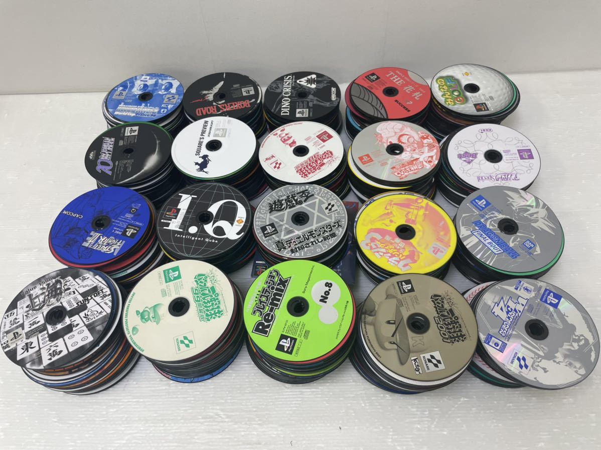 1円スタート】PS1 バラ ゲームソフト 計1100枚 約17kg 大量