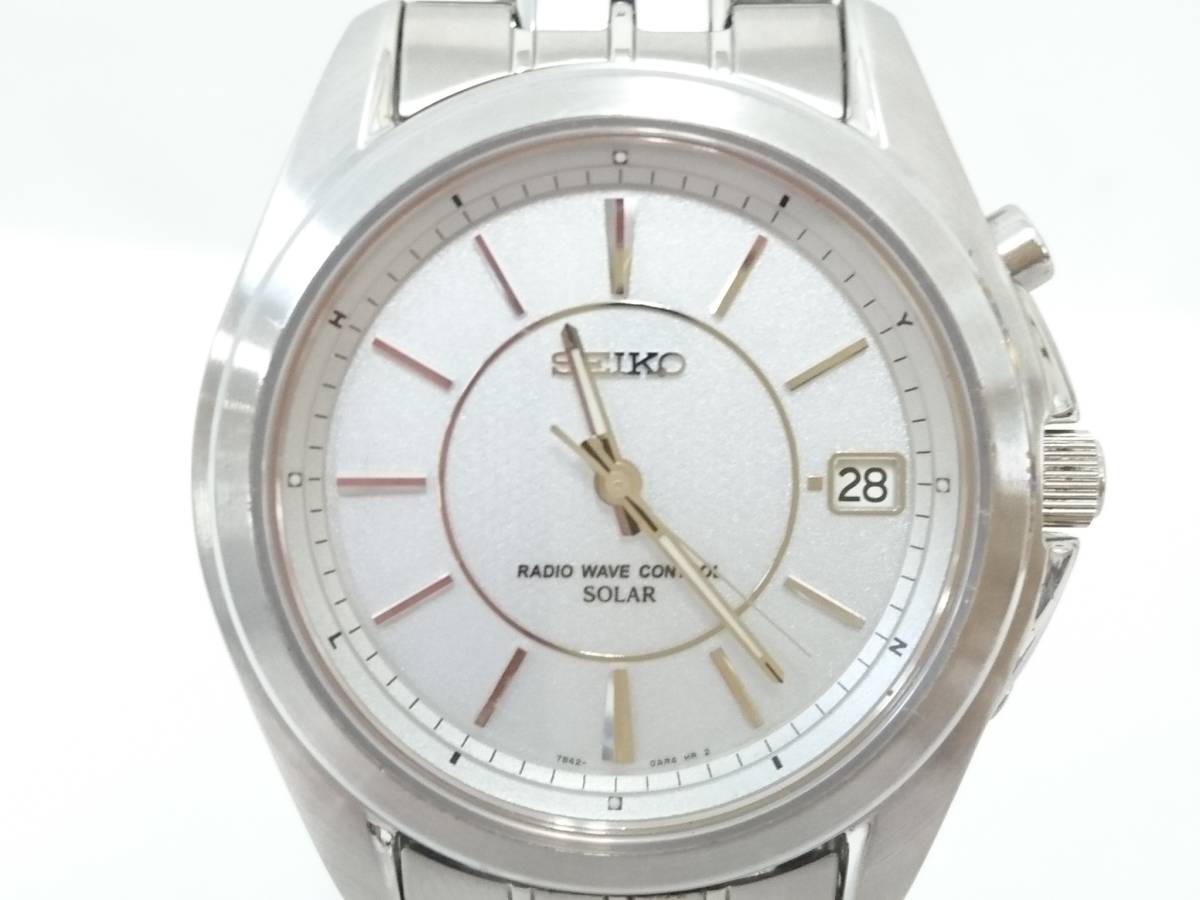 美品】SEIKO セイコー 腕時計 2点セット/スピリット 7B42-0AK0 電波 