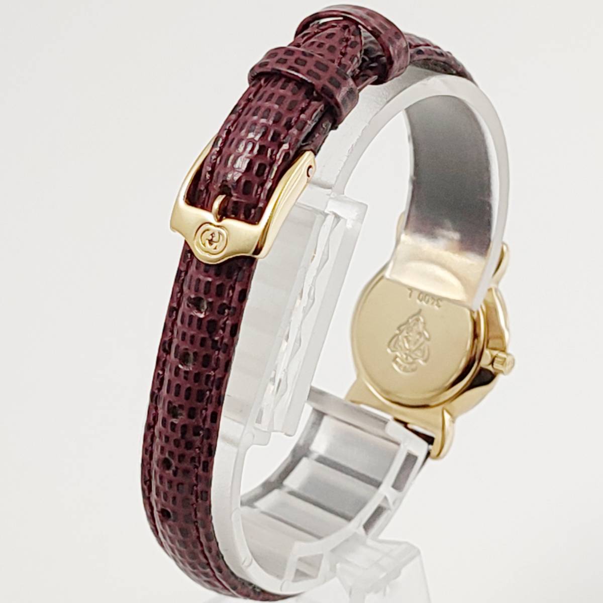 1円☆稼働◎正規美品【グッチ】QZ GUCCI レディース腕時計 