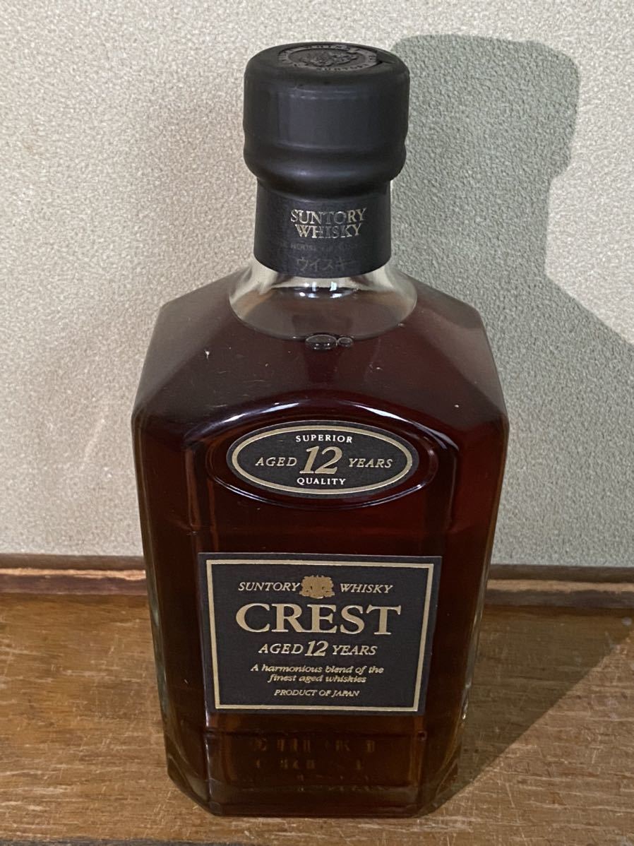 未開栓 古酒 SUNTORY サントリー CREST 12年 ウイスキー 750ml 43