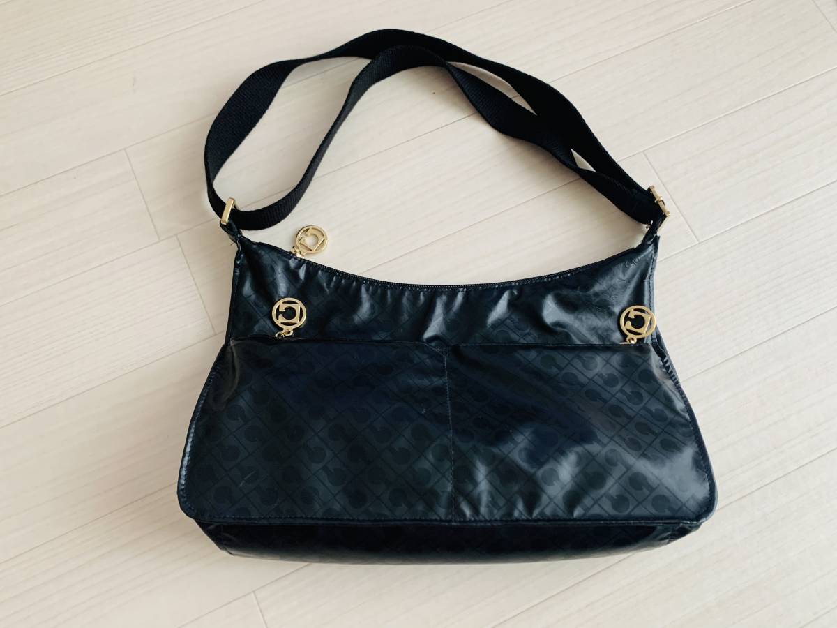 ◇⑦ 美品 GHERARDINI ショルダーバッグ マチあり ゲラルディーニ 