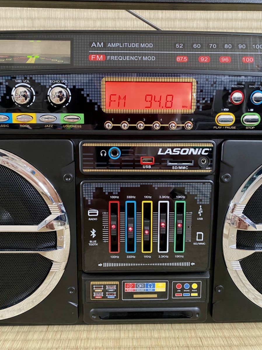 リモコン・説明書付き】LASONiC ラソニック i931 ラジカセ LASONIC i