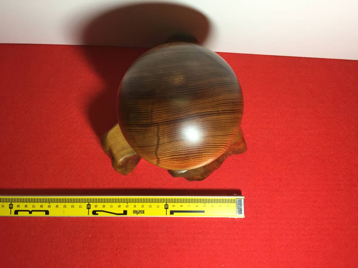 希少品世界遺産 世界の銘木 屋久杉 長寿の珠 約10cm