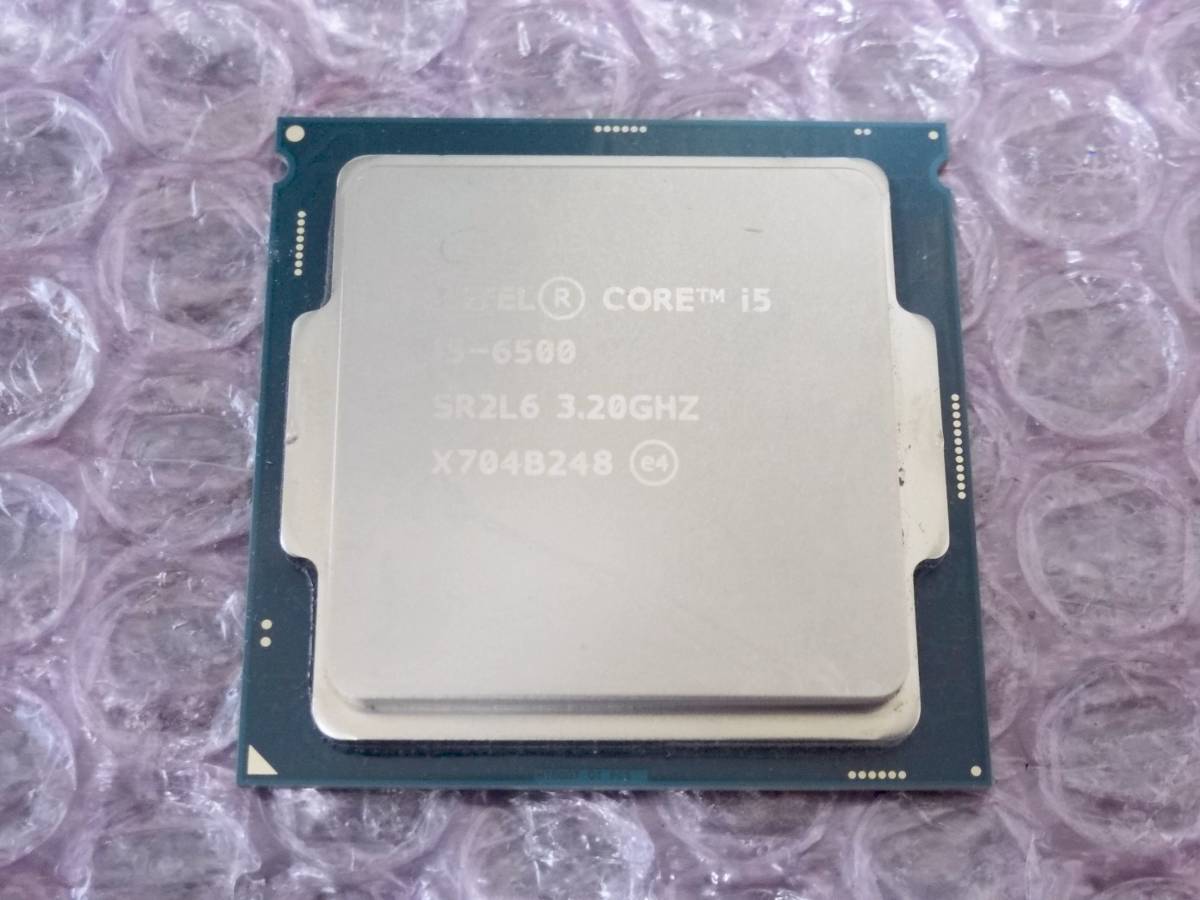 【人気SALE，新作】 INTEL CPU Core i5-6500 SR2L6 3.2GHz(Core i5)｜売買されたオークション情報、yahooの商品情報をアーカイブ公開 - オークファン Core i5