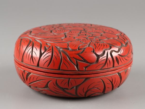 唐物 中国古玩 時代物 堆朱 細密細工 花瓶 極上品 初だし品 極上品