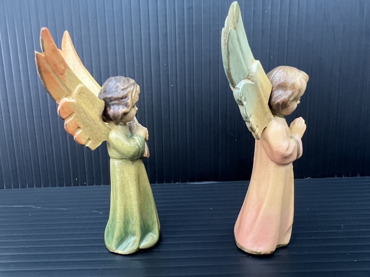 ANRI 木彫り人形 イタリア ☆アンリ 『天使』 新入荷 アンリ 置物 天使