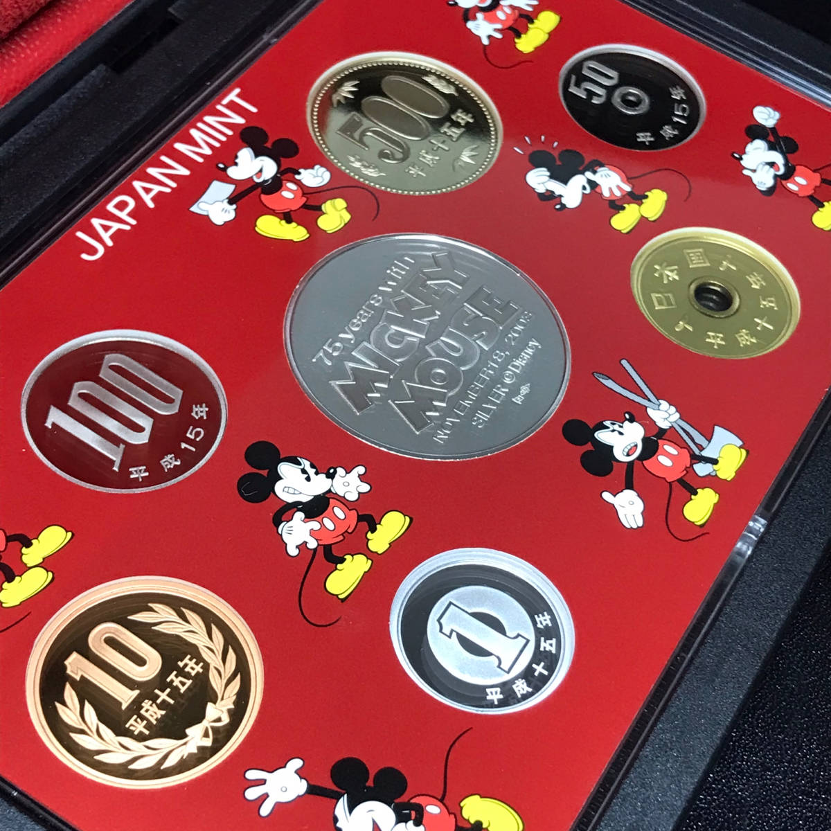 ☆完全 未使用/記念 貨幣！ミッキーマウス75周年 2003 プルーフ貨幣