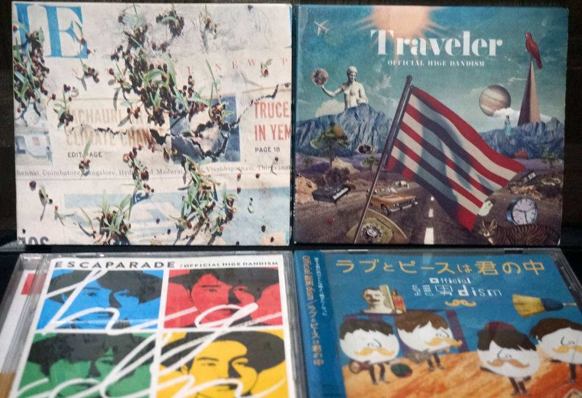 全国無料，豊富な Official髭男dism Traveler Editorial エスカパレード ラブとピースは君の中 4枚セット(お)｜売買されたオークション情報、yahooの商品情報をアーカイブ公開 - オークファン あ行