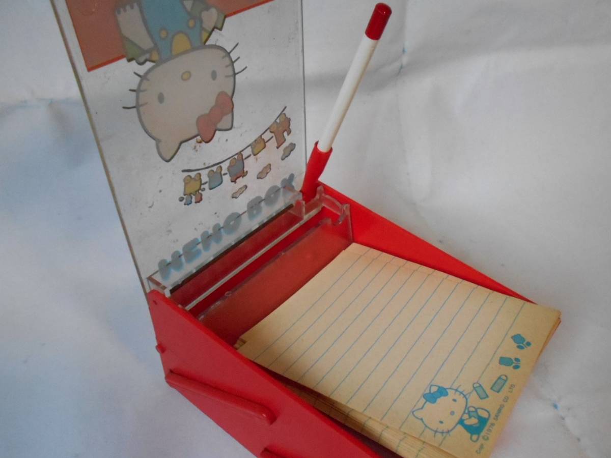 昭和レトロ キティちゃん メモボックス/サンリオ 1976年(ハローキティ 