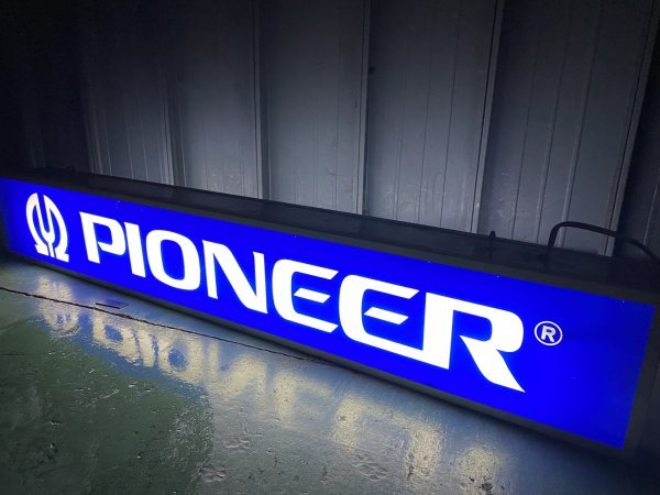 レア！パイオニア Pioneer 大型電飾 店内吊り看板 販促品 非売品 広告