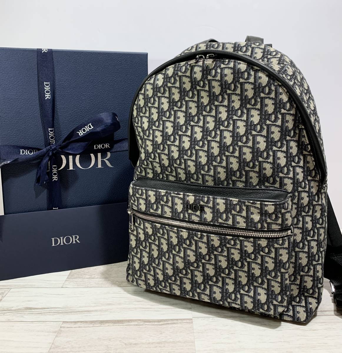 全国無料，得価 定価320 000円/35%off 国内直営店購入 DIOR ディオール オブリーク ジャカード RIDER バックパック トロッター リュック(トロッター)｜売買されたオークション情報、yahooの商品情報をアーカイブ公 かばん、バッグ