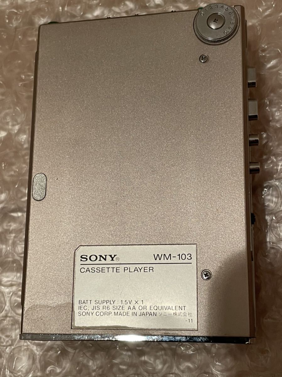 SONY WM-103 WALKMAN Walkman WM-103ウォークマンカセットプレーヤー