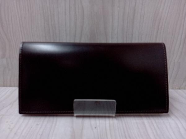 GANZO ガンゾ CORDOVAN?(コードバン) ファスナー小銭入れ付き長財布