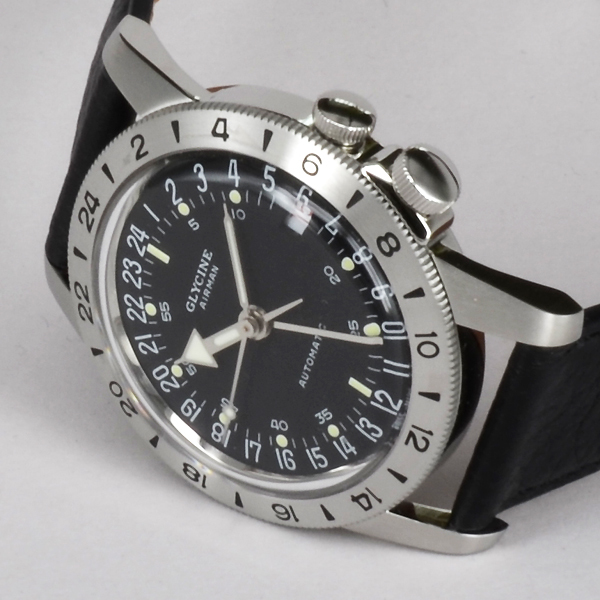 新品☆GLYCINE AIRMAN No.1 グリシン エアマン☆36mm GMT☆メンズ 自動