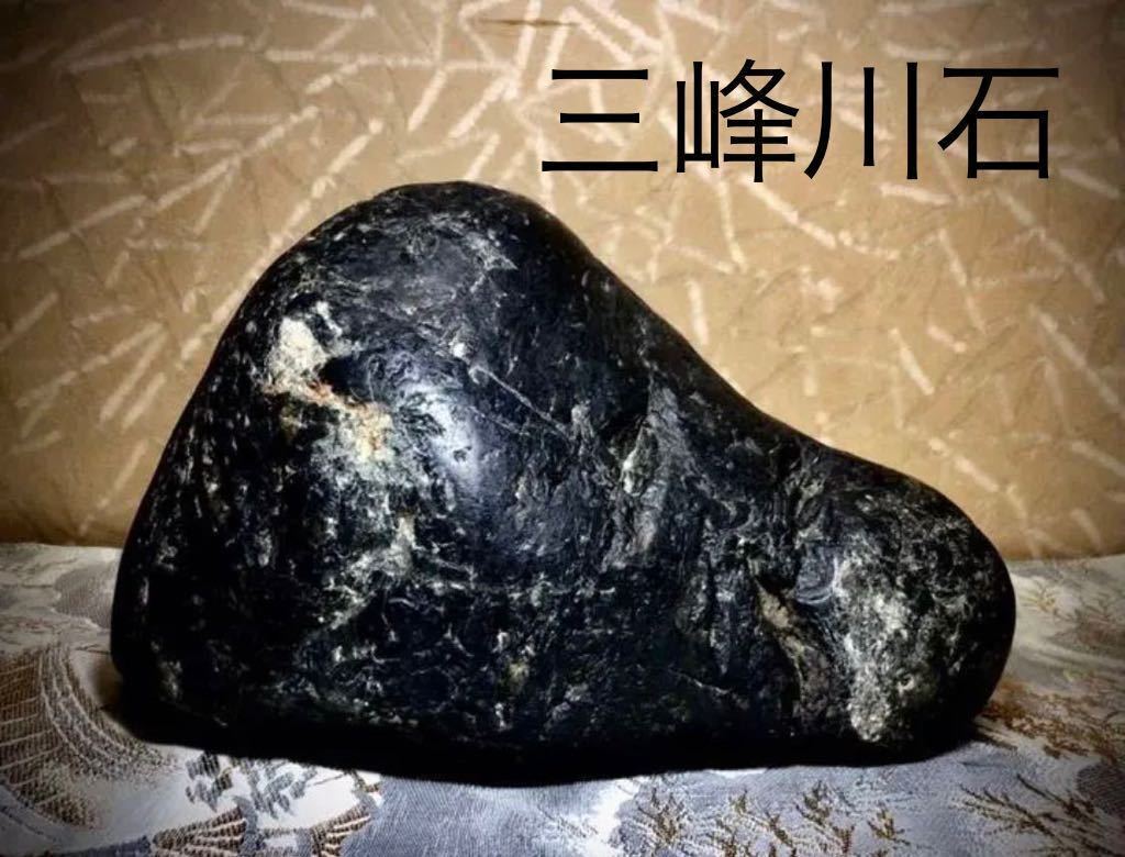 黒い装飾用石 盆栽 信濃美術石博物館水石 ウブ 佐治川石 銘 Yahoo!オークション