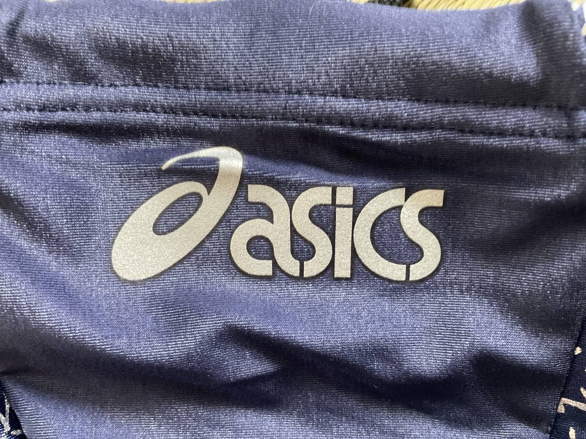 asics競パン】サイズS紺