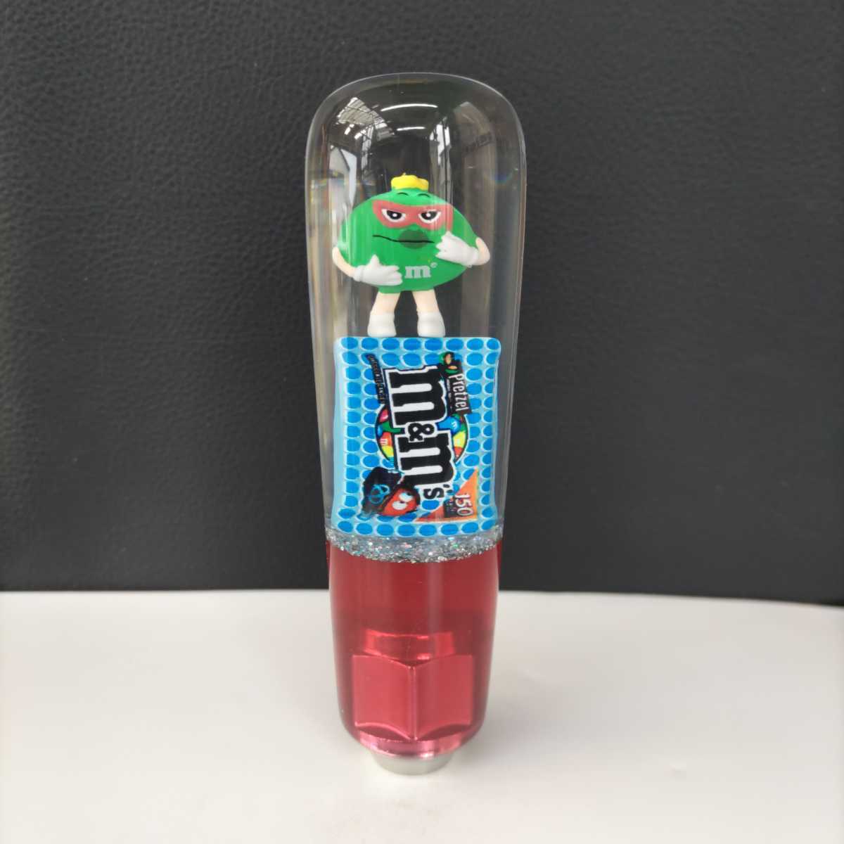 シフトノブ☆エムアンドエムズ チョコレート ☆m&m's レッド