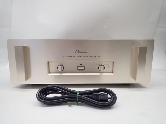 免税物品 Accuphase アキュフェーズ P-350 ステレオパワーアンプ 電源