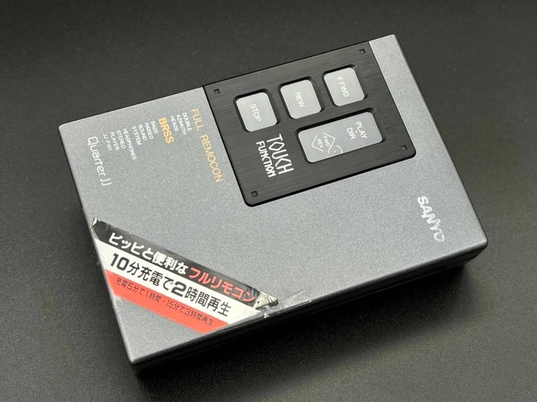 極美品・整備品】SANYO JJ-P101 TOUCH FUNCTION ポータブルカセット