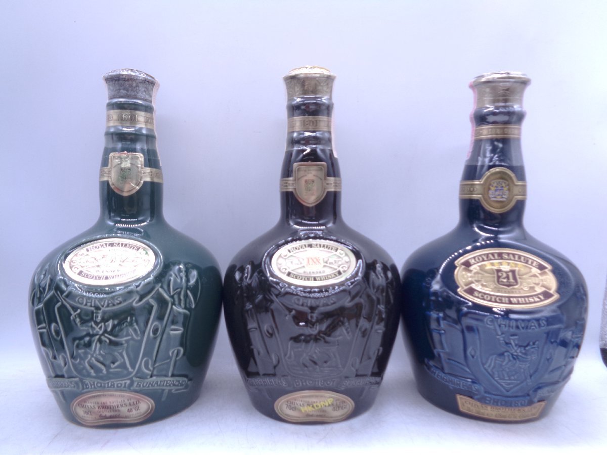 9本セット】ROYAL SALUTE 21年 ロイヤルサルート 21年 等 ウイスキー