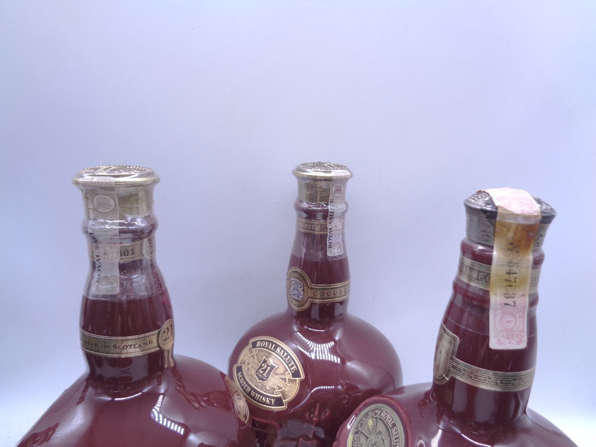 9本セット】ROYAL SALUTE 21年 ロイヤルサルート 21年 等 ウイスキー