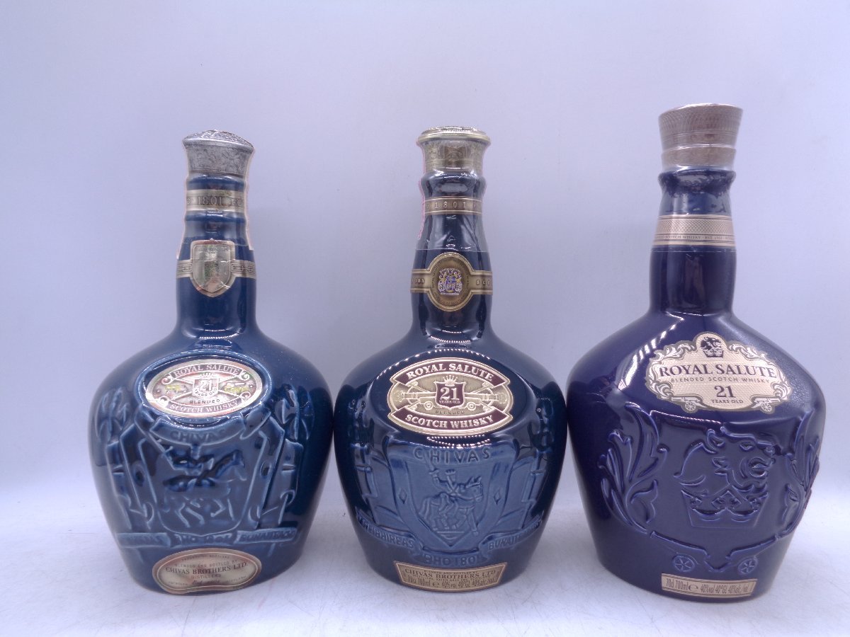 9本セット】ROYAL SALUTE 21年 ロイヤルサルート 21年 等 ウイスキー