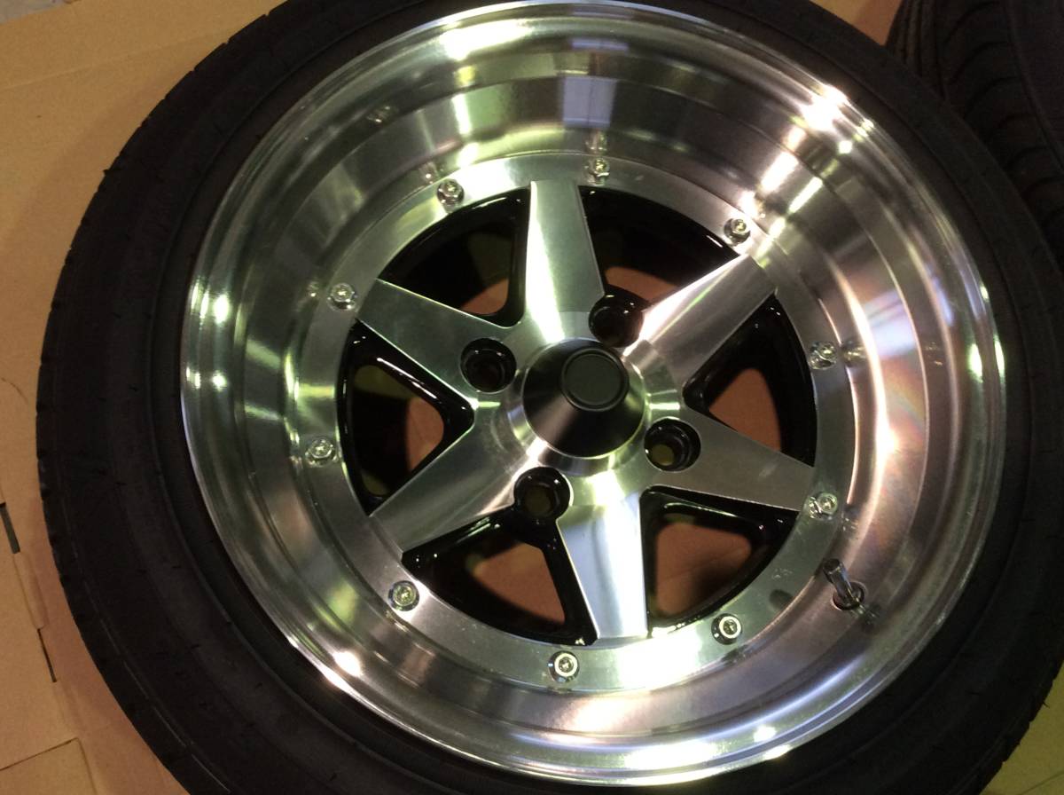 美品 復刻 ロンシャン XR-4 15インチ 4穴 8J PCD114.3 オフセット0 低 