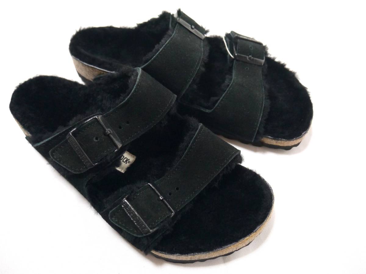 【新品，新作登場】 BIRKENSTOCK ビルケンシュトック ARIZONA アリゾナ ファー ボア ブラック 40 26cm UK7 US8(26.0cm)｜売買されたオークション情報、yahooの商品情報をアーカイブ公開 - オークファン 靴、サンダル