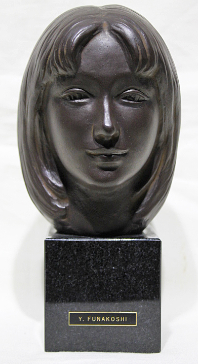 舟越保武 少女像 ブロンズ K嬢 彫刻 オブジェ 美術品 現代アート 彫塑