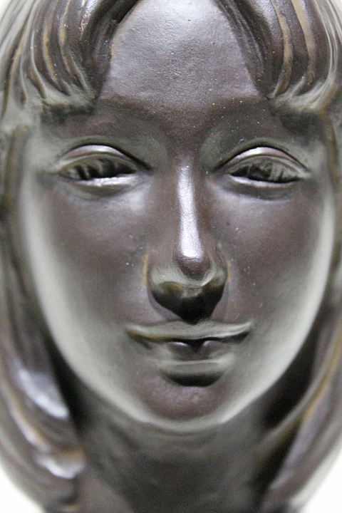 舟越保武 少女像 ブロンズ K嬢 彫刻 オブジェ 美術品 現代アート 彫塑