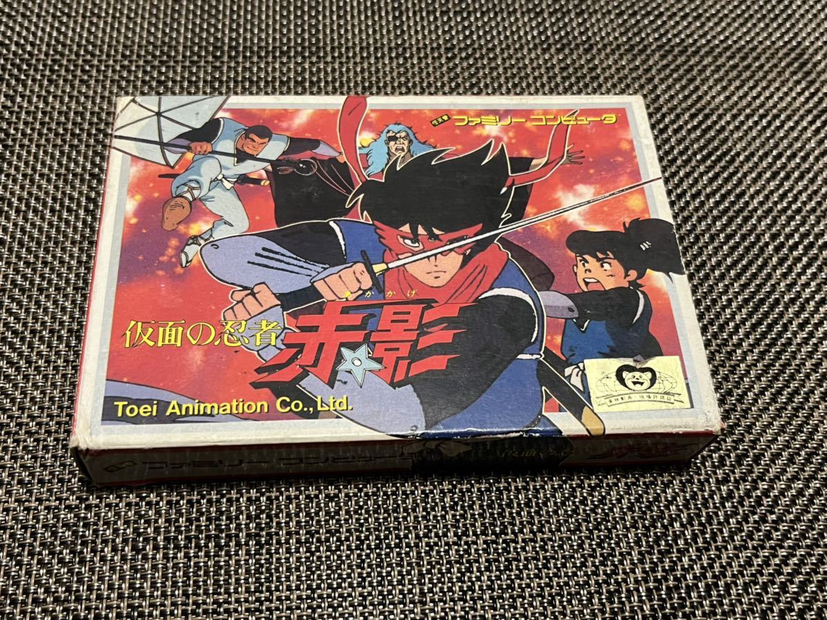 仮面の忍者赤影 ファミコンソフト Fc 東映 箱説付 アクション 売買されたオークション情報 Yahooの商品情報をアーカイブ公開 オークファン Aucfan Com