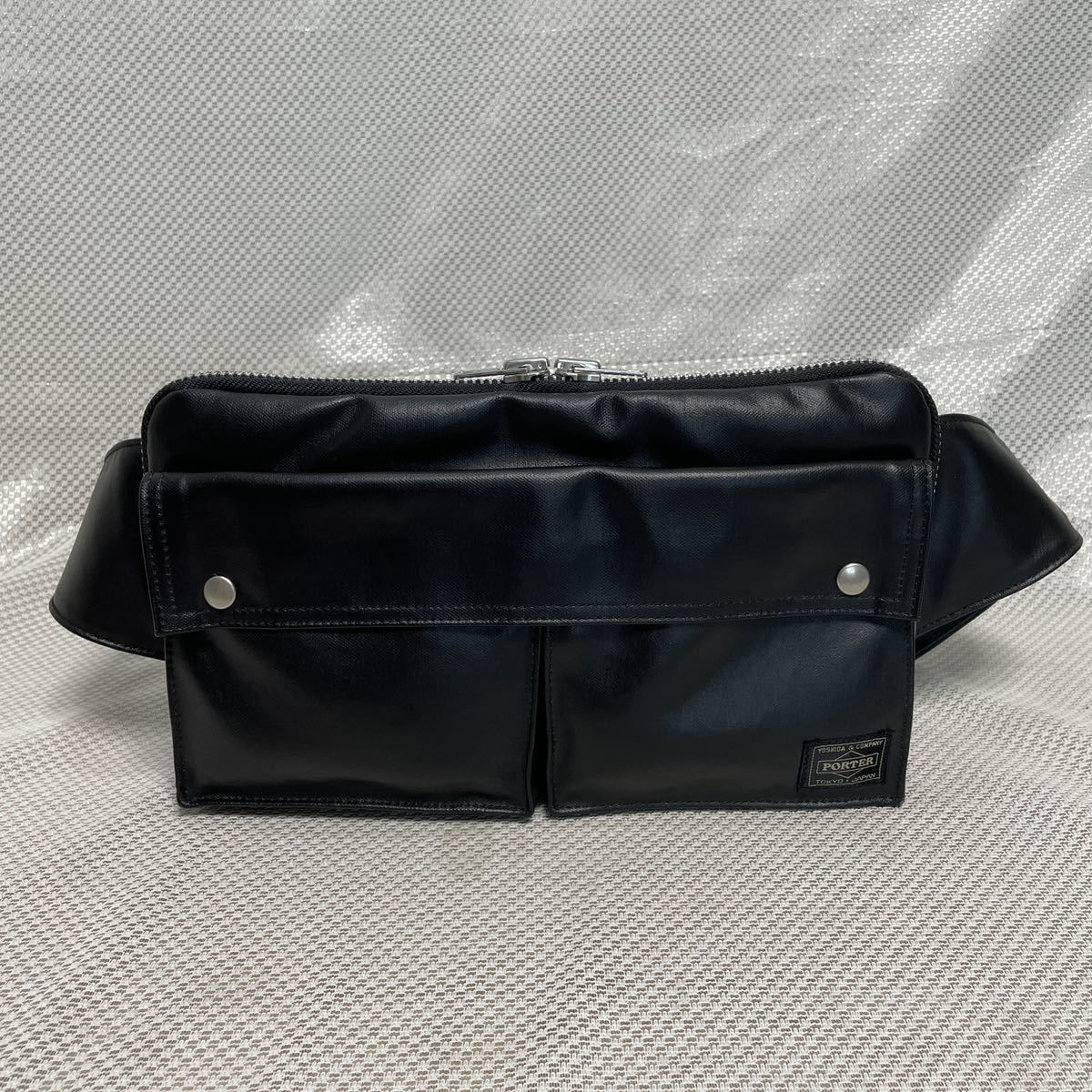 美品】PORTER FREE STYLE ウエストバッグ 黒 吉田カバン 【公式通販】