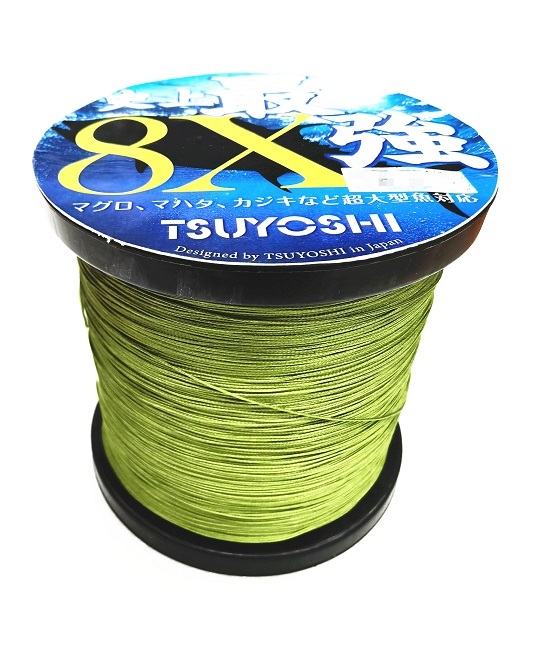 超大型魚専用miyaepoch/ミヤエポック/ミヤマエ専用PEライン8本12号 超大型魚専用 PEライン8X 12号 140LB-1000M （グリーン） マグロ