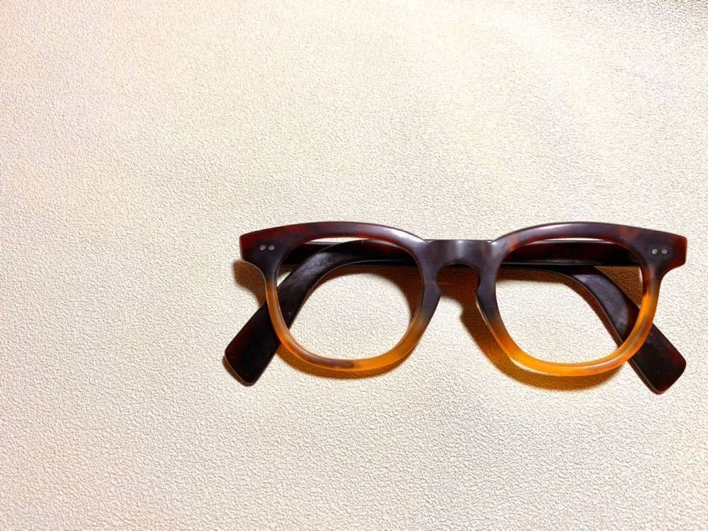 高級 本鼈甲 ラウンド 丸メガネ サングラス べっ甲 アンティーク