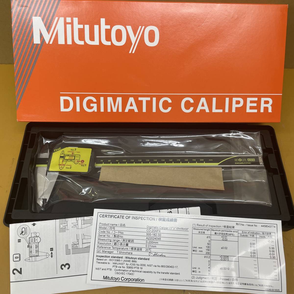 【限定SALE，HOT】 ミツトヨ/Mitutoyo 標準ABSデジマチックキャリパ CD-20APX(ノギス、マイクロメーター)｜売買されたオークション情報、yahooの商品情報をアーカイブ公開 - オークファン ノギス、マイクロメーター