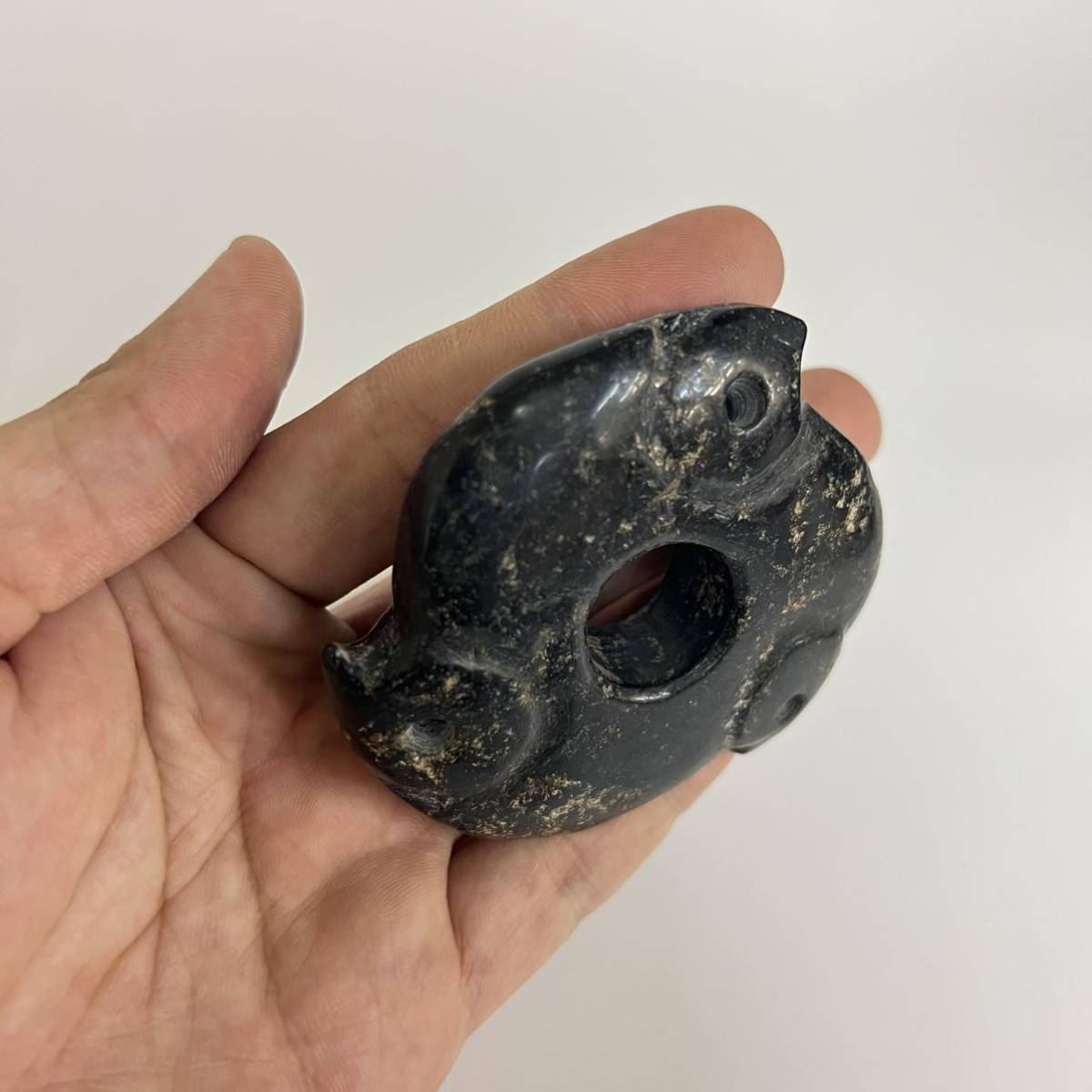翡翠勾玉 出土品 掲載 他 翡翠勾玉(ヒスイ) 図録） 弥生〜古墳時代