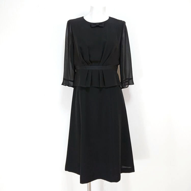 新作登場，人気SALE ブラックフォーマル ワンピース 11号(ブラックフォーマル、喪服)｜売買されたオークション情報、yahooの商品情報をアーカイブ公開 - オークファン ブラックフォーマル、喪服