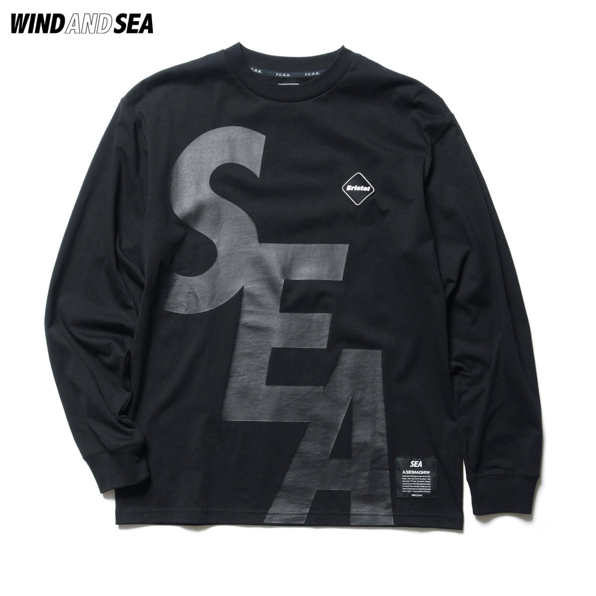 レアルブリストル F.C.Real Bristol ナイロンジャケットグレー L FCRB 22SS WIND AND SEA ロンT 黒 Lサイズ 新品 ウィンダンシー