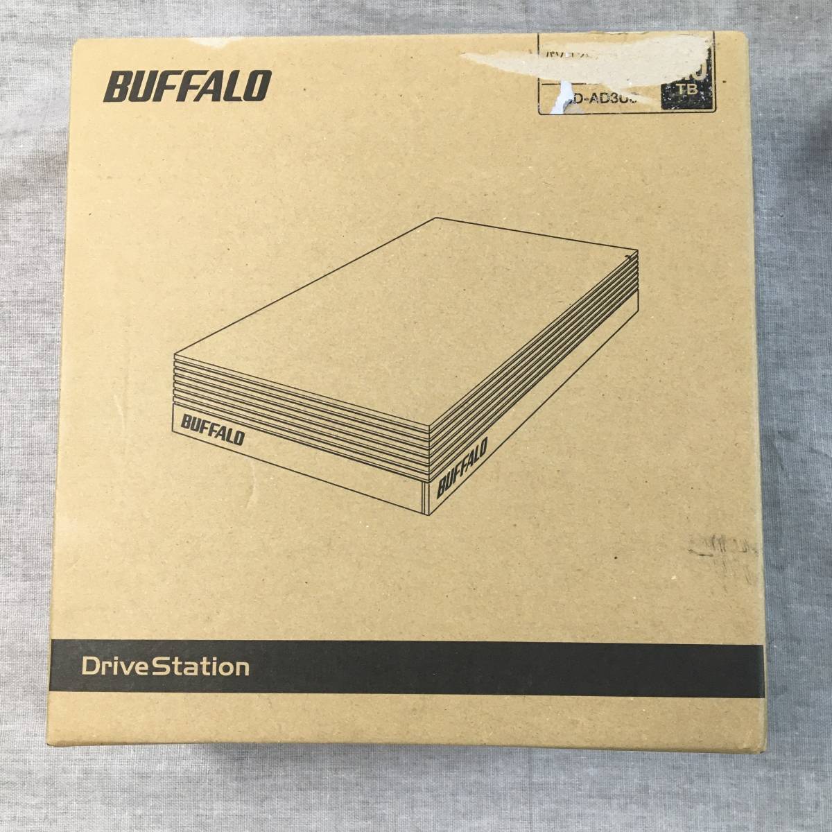 現状品　バッファロー 外付けハードディスク 4TB テレビ録画/PC/PS4/4K対応 バッファロー製nasne対応 HD-AD4U3