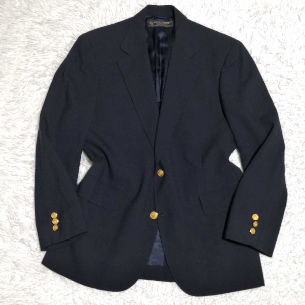 XL 極美品 金の王様ブルックスブラザーズ BROOKSBROTHERS 紺ブレザー 