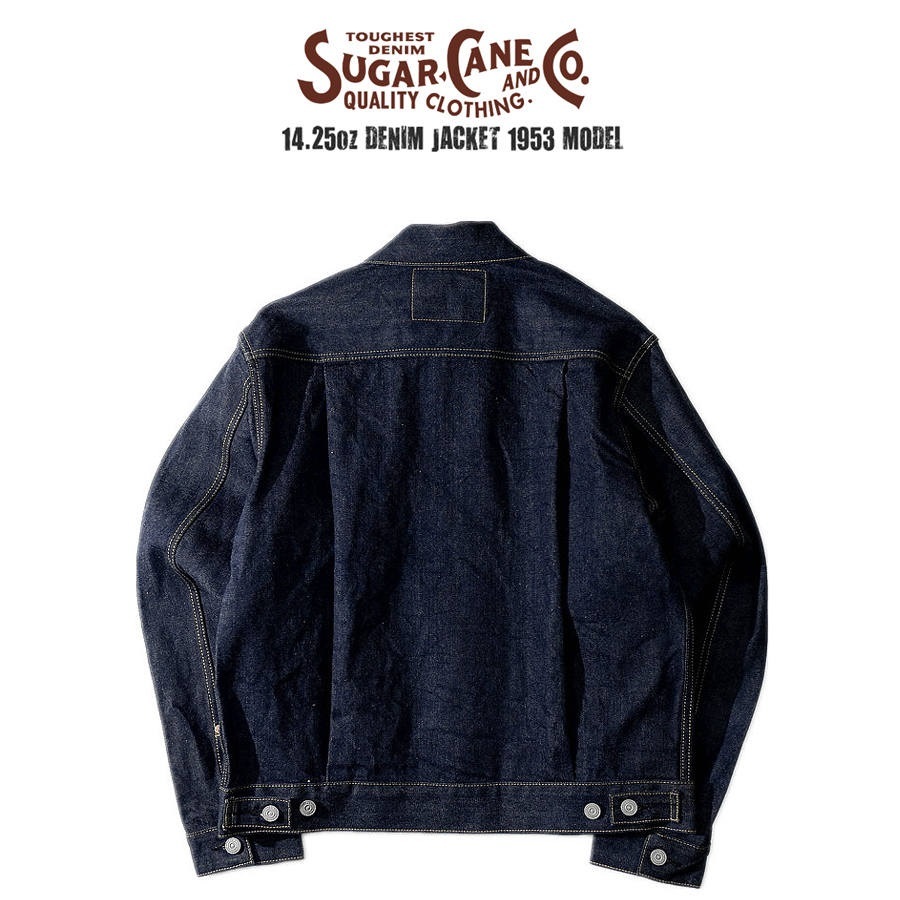 かと SUGAR CANE デニムジャケット 2ndモデル W40 SUGAR CANE◇シュガーケーン◇デニムジャケット Gジャン／40L SUGAR