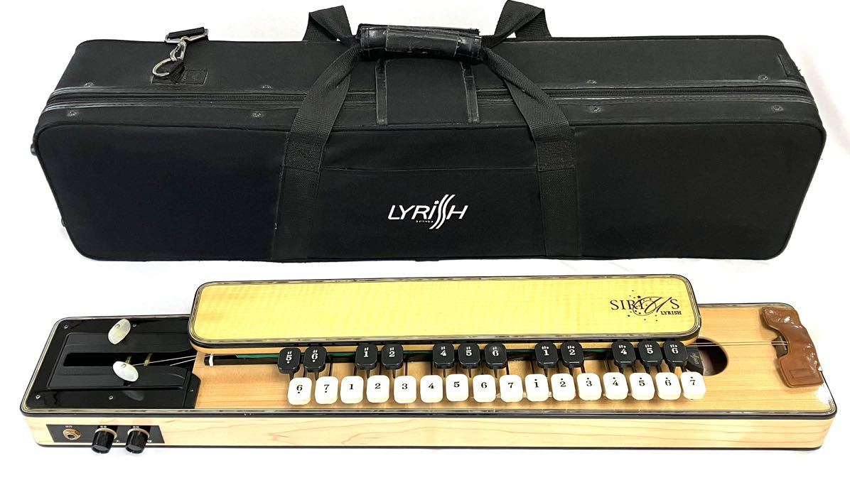 現状品　ライリッシュ 大正琴 LSS200 Lyrissh ソフトケース付き 大正琴 LYRISSH ライリッシュ LSS200 ソフトケース付 現状品 内容は