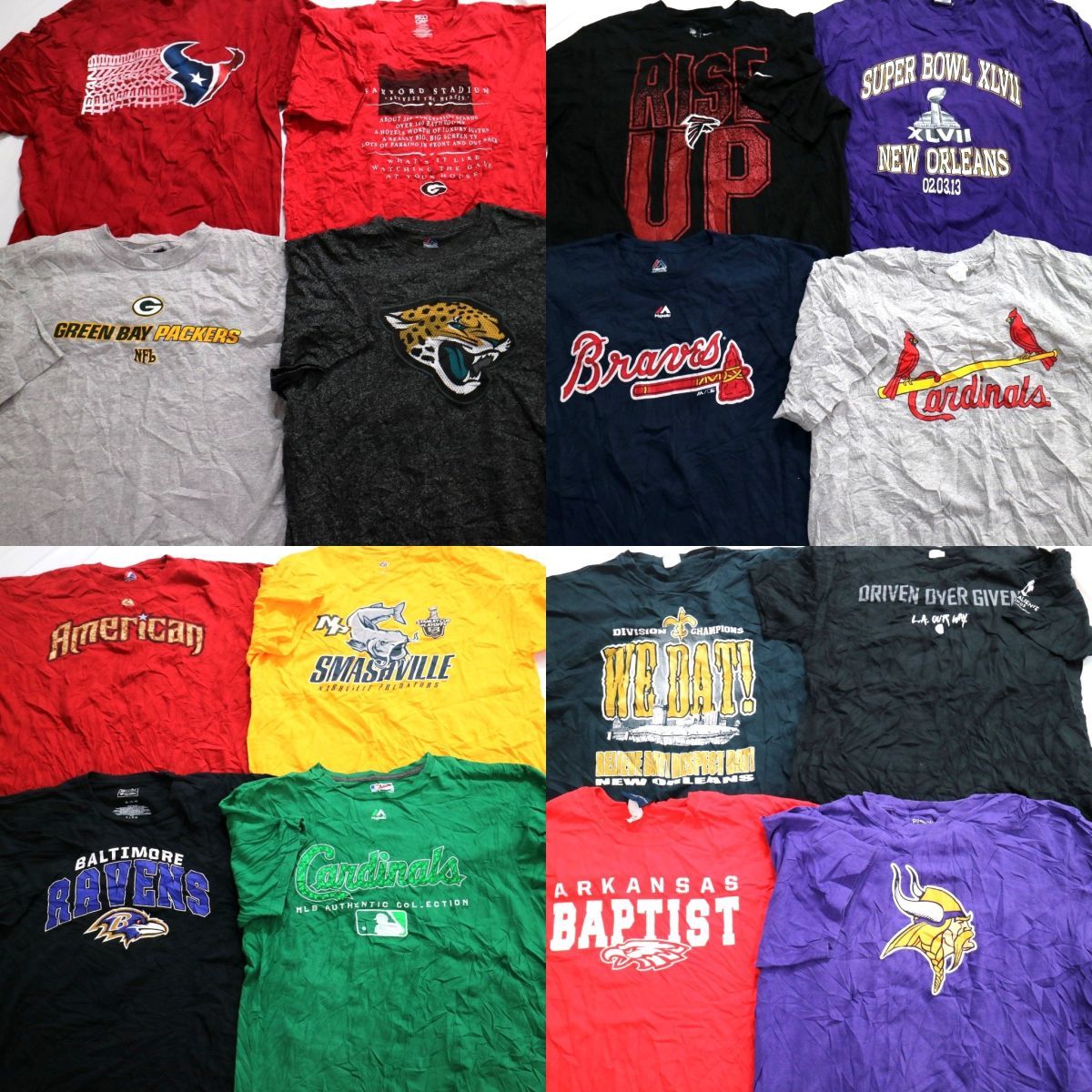 ◎プロチームMIX Tシャツ set NIKE パッカーズ 他 (メンズXL) 16枚セット まとめ売り 古着卸 1円スタート 最落なし MH7404 NFL Green Packers ゲーム MLB Tシャツの通販