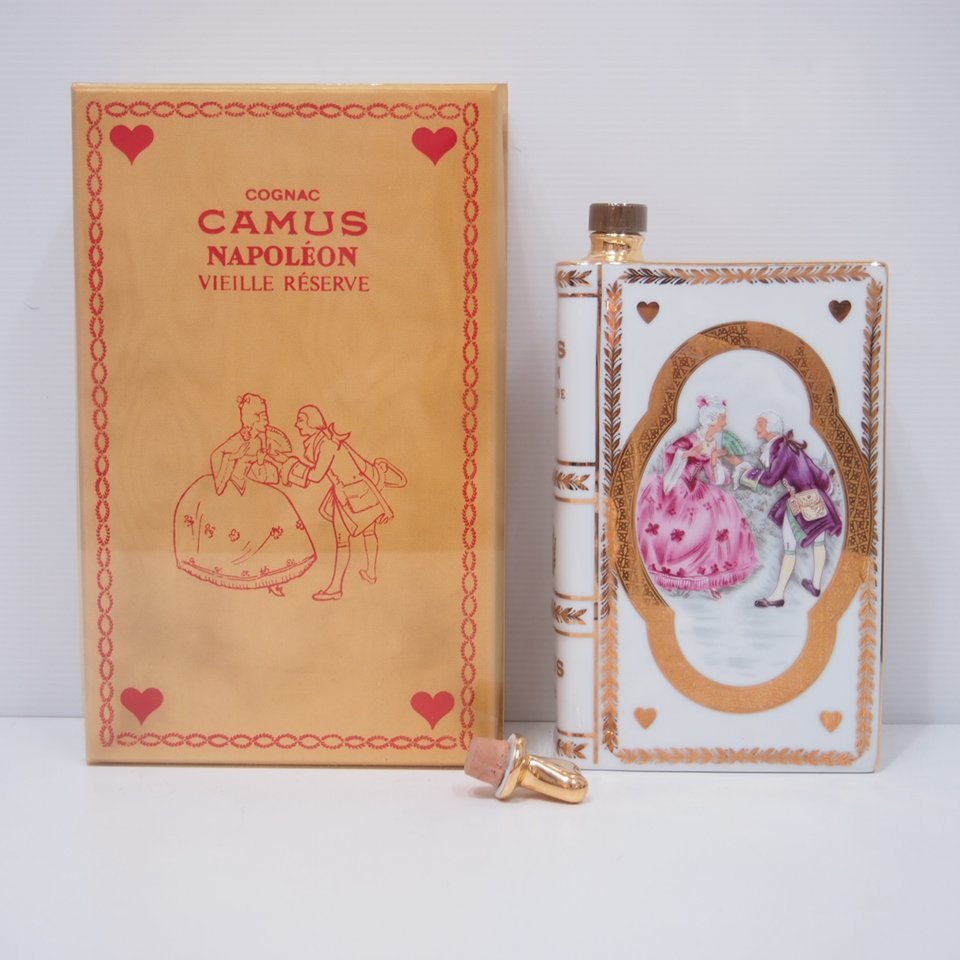 大得価，100%新品 G22447HA4M CAMUS NAPOLEON BOOK カミュ ナポレオンVIEILLE RESERVE ヴィエイユリザーブ ブック型 陶器 箱付 1165g 古酒 未開栓(カミュ)｜売買されたオークション情報、yahooの商品情報をアーカイブ公開 - オ コニャック