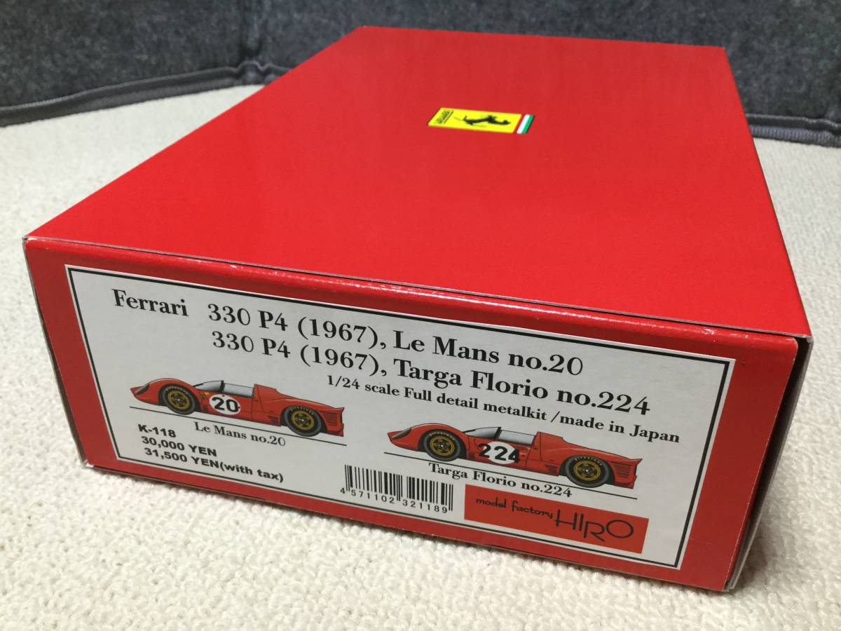 モデルファクトリーヒロ MFH 1/24 Ferrari 330P4 1967 Targa Florio No