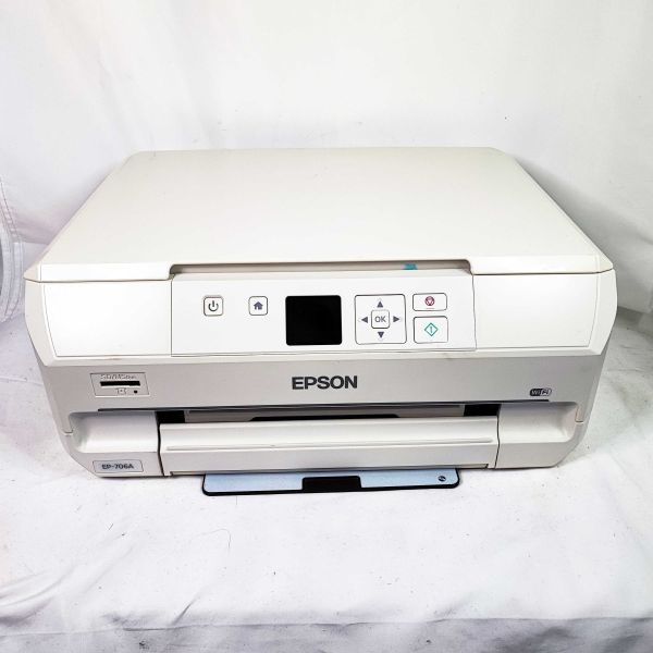 EPSON エプソンプリンター EP-807AB ◇原稿台破損、通電済ジャンク